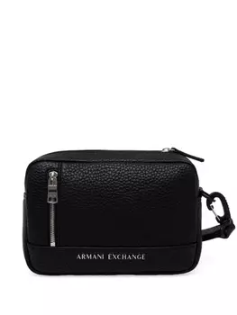 Сумка-трансформер с логотипом Armani Exchange, черный