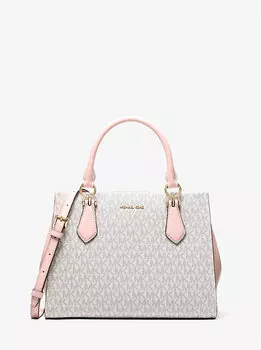 Сумка-Трансформер с логотипом Marilyn среднего размера Michael Kors, розовый