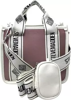 Сумка-трансформер Steve Madden Bwebber, искусственная кожа фиолетового цвета