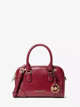 Сумка-Трансформер Thompson очень маленького размера с потертостями Michael Kors, красный