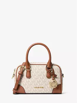 Сумка-Трансформер Thompson очень маленького размера с фирменным логотипом Michael Kors, бежевый
