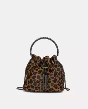 Сумка-трансформер в сумку-ведро через плечо Alma en Pena, цвет Camel