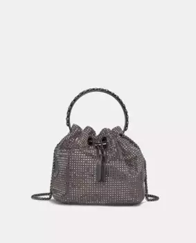 Сумка-трансформер в сумку-ведро через плечо Alma en Pena, серый