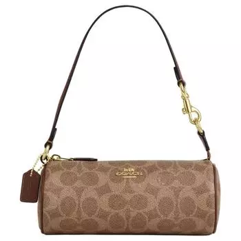 Сумка-трубы женские Nolita из ПВХ с кожей, карамельного цвета COACH