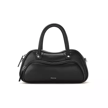 Сумка-туба из коровьей кожи, сумка через плечо, женская однотонная сумка-туба Omentar, Apricot