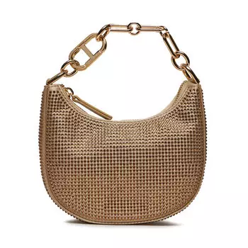 Сумка TWINSET MiniCroissant, золото