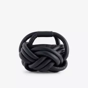 Сумка twist bread из искусственной кожи с верхней ручкой Issey Miyake, черный