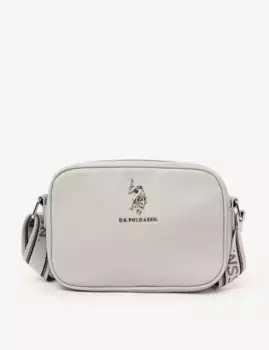 Сумка U.S. Polo Assn Classic Zip Crossbody, светло-серый