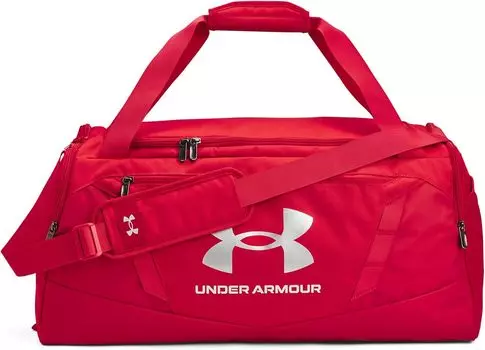 Сумка Undeniable 5.0 Duffel MD Under Armour, цвет Red/Red/Metallic Silver