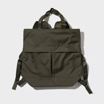 Сумка Uniqlo 2WAY, оливковый