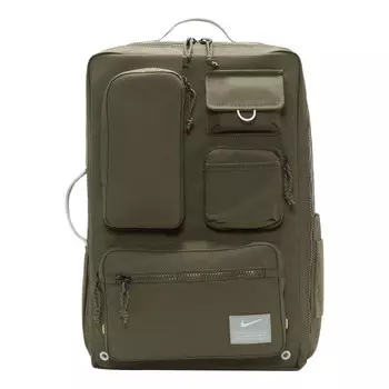 Сумка utility elite training backpack 'army green' Nike, зеленый