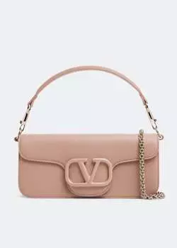 Сумка VALENTINO GARAVANI Loc shoulder bag, розовый