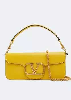 Сумка VALENTINO GARAVANI Loc shoulder bag, желтый