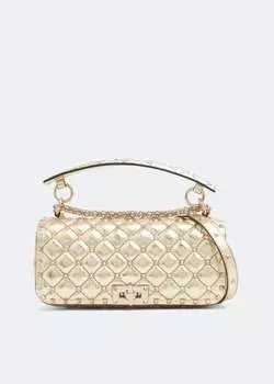 Сумка VALENTINO GARAVANI Rockstud Spike shoulder bag, золотой