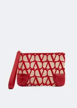 Сумка VALENTINO GARAVANI Toile Iconographe pouch, принт