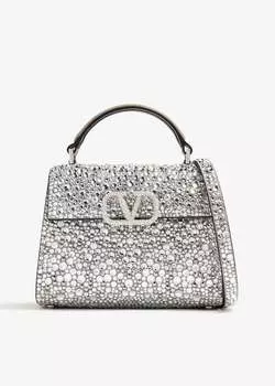 Сумка Valentino Garavani VSling Mini Top-Handle, серебряный