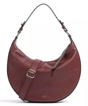 Сумка-Ведро Adria lulu из зерненой коровьей кожи Abro, бордовый