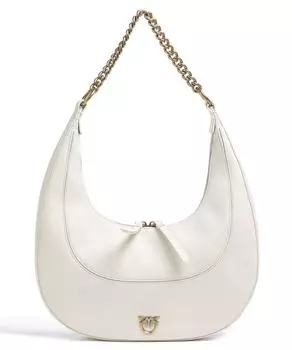 Сумка-Ведро Brioche из мелкозернистой кожи Pinko, белый