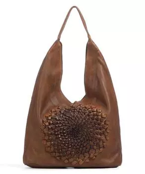 Сумка-Ведро Dorotheagasse 1 из зернистой яловой кожи. Taschendieb Wien, коричневый