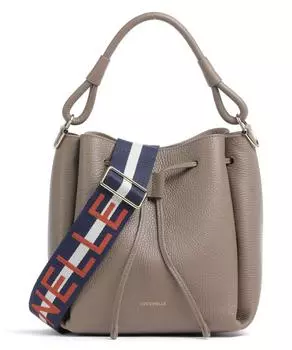 Сумка-Ведро Eclyps из зерненой кожи Coccinelle, коричневый