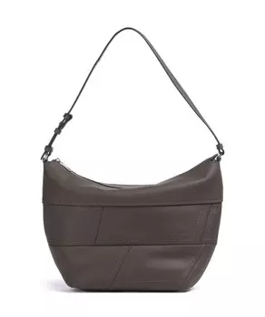 Сумка-Ведро edda calf optic m из мелкозернистой яловой кожи Liebeskind, серый