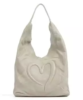 Сумка-Ведро Herzgasse 21 из мелкозернистой яловой кожи. Taschendieb Wien, бежевый