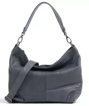 Сумка-Ведро из мытой восковой коровьей кожи в Боливии из воловьей кожи The Chesterfield Brand, синий