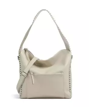 Сумка-Ведро из натуральной кожи с дикой текстурой Fredsbruder, серый