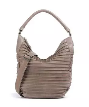 Сумка-Ведро из зернистой кожи бестселлер Fredsbruder, коричневый