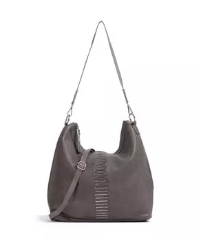 Сумка-Ведро йоханнесгассе 2 из зернистой яловой кожи Taschendieb Wien, серый