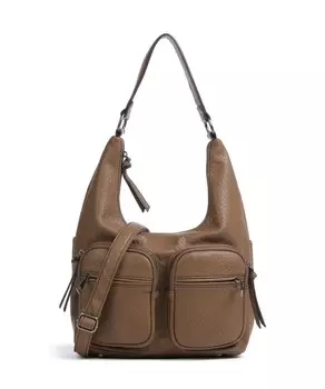 Сумка-Ведро lunar из зерненой кожи Fredsbruder, коричневый