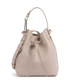 Сумка-Ведро Malory из зерненой кожи Coccinelle, розовый