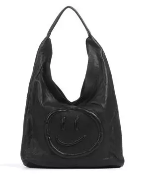 Сумка-Ведро Marxergasse 1 из зернистой яловой кожи. Taschendieb Wien, черный