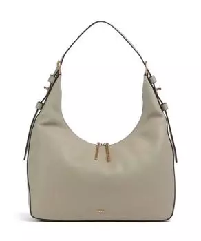 Сумка-Ведро Mindy из зернистой коровьей кожи Dkny, серый