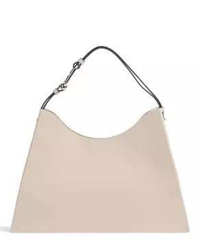 Сумка-Ведро Nuvola l из мелкозернистой кожи Furla, бежевый