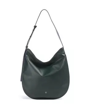 Сумка-Ведро sylvie из мелкозернистой кожи Dudu Bags, зеленый