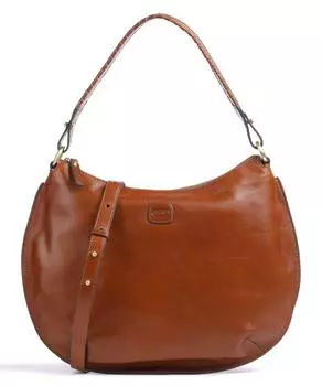 Сумка-Ведро Volterra из мелкозернистой яловой кожи. Brics, коричневый