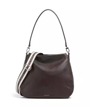 Сумка-Ведро Willda из зернистой коровьей кожи Ted Baker, коричневый