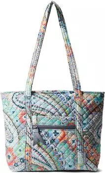 Сумка Vera Bradley Small Vera Tote, цвет Citrus Paisley - Recycled Cotton