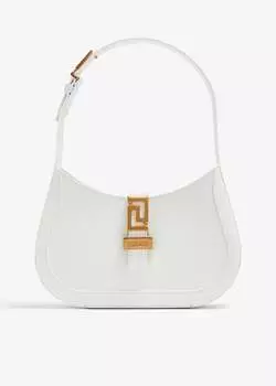 Сумка Versace Greca Goddess Small Hobo, белый