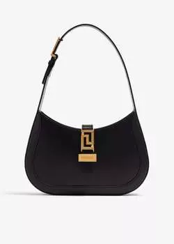 Сумка Versace Greca Goddess Small Hobo, черный