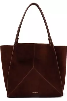 Сумка Victoria tote Victoria Beckham, коричневый