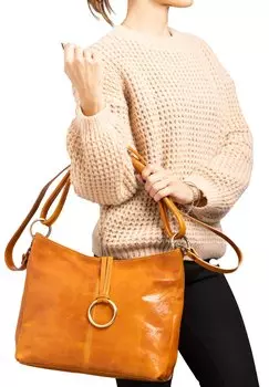 Сумка Viola Castellani, горчично-желтый