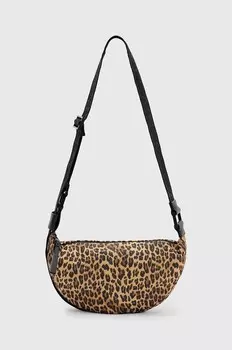 Сумка в форме полумесяца AllSaints, черный