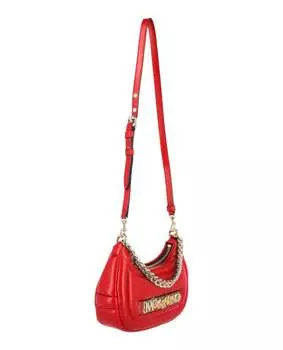 Сумка в форме полумесяца с воздушными шарами Moschino, красный