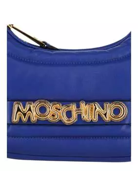 Сумка в форме полумесяца с воздушными шарами Moschino, синий