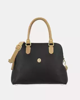 Сумка в стиле Bugatti с регулируемым плечевым ремнем El Potro, черный