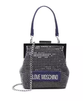 Сумка в стиле ретро кошелька для монет Love Moschino, черный