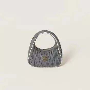 Сумка Wander из стеганой кожи наппа Miu Miu, мультиколор