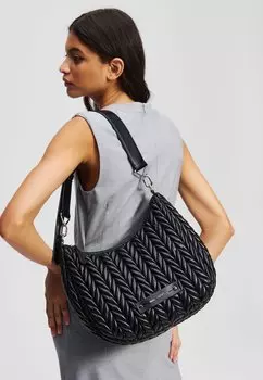 Сумка WEAVE HOBO KARL LAGERFELD, черный